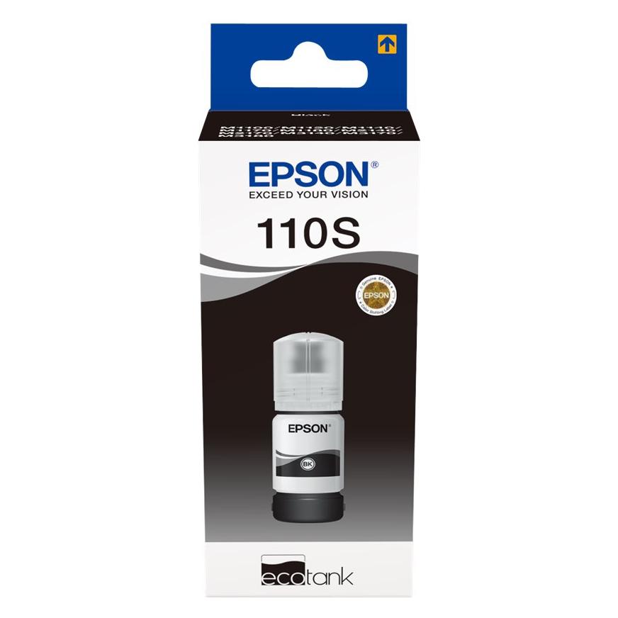 Epson Ink/110S EcoTank Pigment Ink Bott (BK) (C13T01L14A)