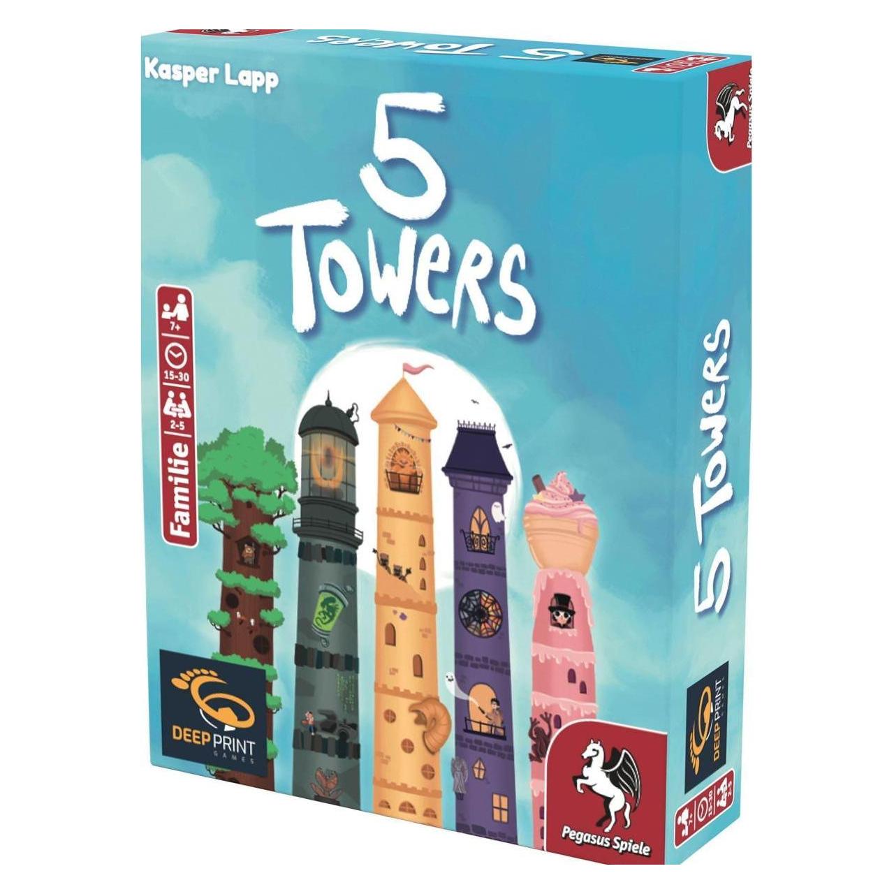 Pegasus 5 Towers, Kartenspiel, für 2-5 Spieler, ab 7 Jahren (DE-Ausgabe) (Deutsch, 2 - 5 Spieler) (57814G)