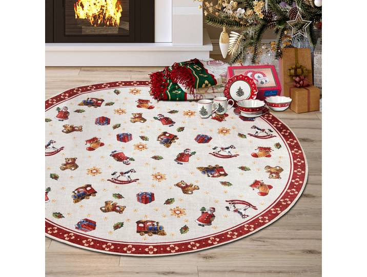 Villeroy & Boch Nostalgic Toys Delight, eckig, rund und Läufer 3 mm Höhe Weihnachten, Wohnzimmer, Flur, Geschenk, Toys Delight, Dekoration