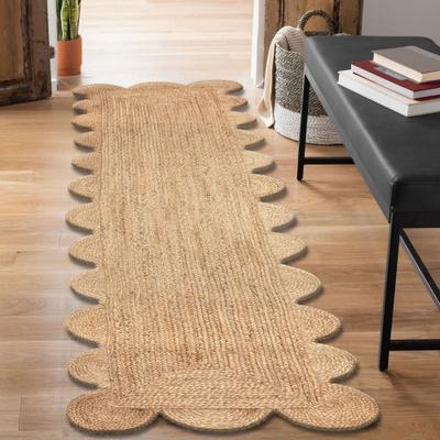 Lush Decor Java Scalloped Edge Indoor Rug