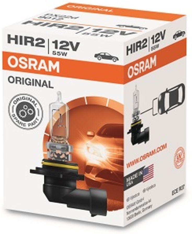 Ams-Osram Glühlampe Halogen OSRAM HIR2 Standard 12V, 55W, 1 Stück
