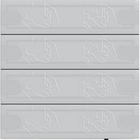 KNX Tastsensor Komfort vierfach für Gira One und KNX mit Raumthermostat anthrazit, Retail