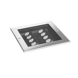 Brumberg 14676223 LED-Boden-Einbauleuchte ohne LED 12 W Edelstahl
