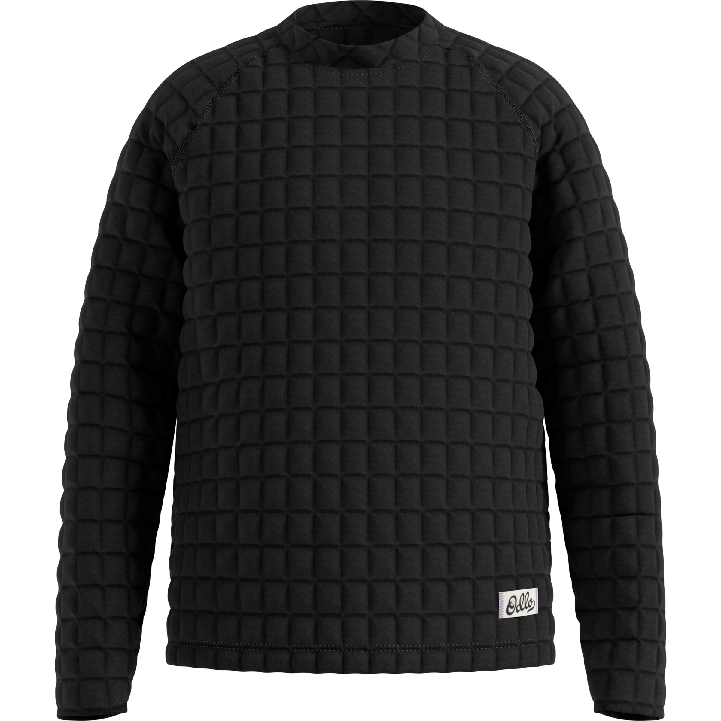 Odlo Quilted Kinder Pullover schwarz Größe 152 Lifestyle Elastisch