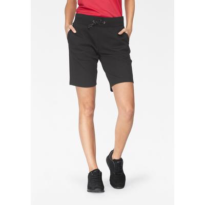 Shorts EASTWIND, Damen, Gr. 46, N-Gr, schwarz, Obermaterial: 60% Baumwolle, 40% Polyester, unifarben, bequem kurz, Hosen Sweatshorts, Elastischer Bund mit Kordelzug für individuell bequemen Sitz.