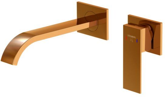 Steinberg Serie 135 Waschtischarmatur 13518143RG Ausladung 200 mm, rose gold, mit Keramikkartusche