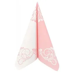 Airlaid Serviette Bellissima in Rosa, 40 x 40 cm, 50 Stück - APARTina