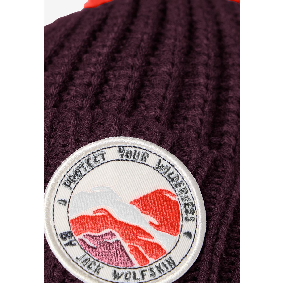 Jack Wolfskin Pompom Badge Beanie K amaranth (I0116) M 1911751_I0116_A08