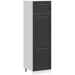 vidaXL Küchenschrank Kalmar Schwarz Holzwerkstoff