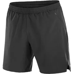 Salomon, Herren, Sporthose, Laufshorts Shakeout Core 2in1 (M), Schwarz