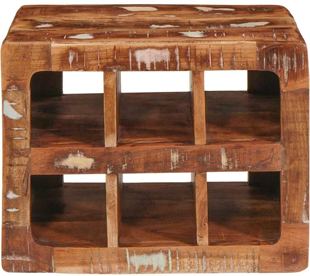vidaXL Étagère à vin Marron 44 x 30 x 35 cm Bois Recyclé Solide
