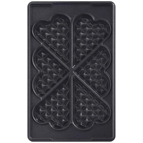 Tefal XA8006 Snack Collection Plaatset nr. 6 voor hartvormige wafels, Zwart
