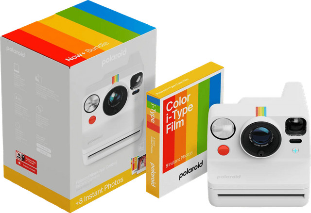 Polaroid Now+ Camera Wit met 8 stuks Kleurfilm