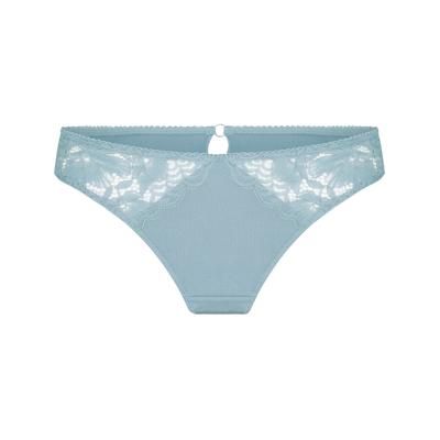String HUNKEMÖLLER "Andrea Thong", Damen, Gr. XS, blau, 92% Polyamid, 8% Elasthan, Unterhosen String