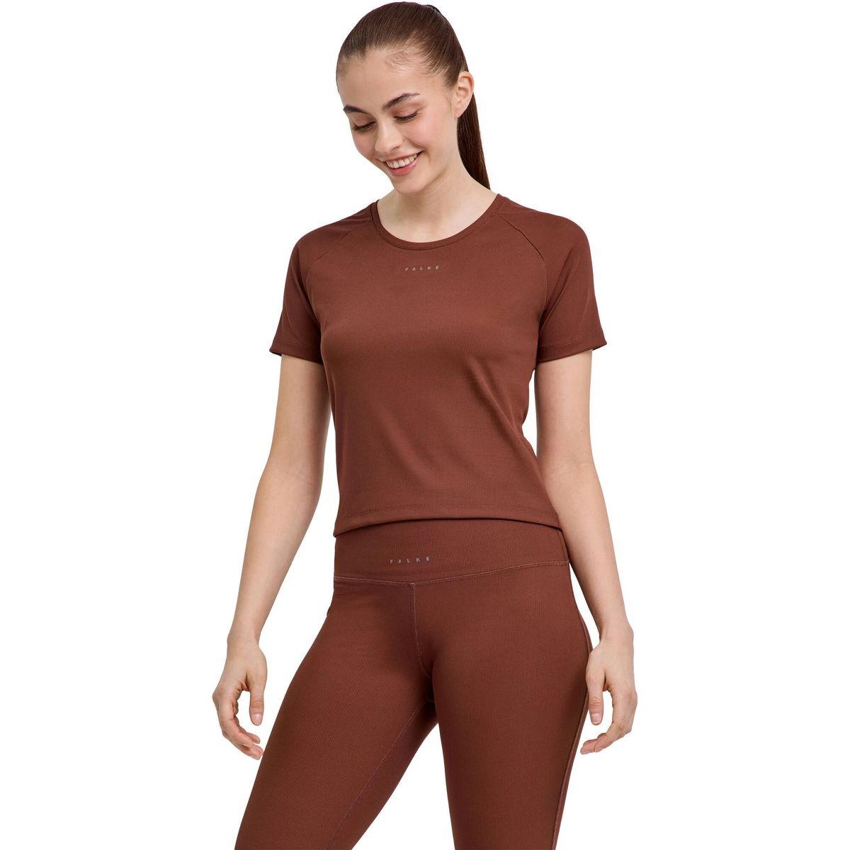 Falke Damen Training Tight Fit-shirt chestnut (5534) L 37329-5534-L
