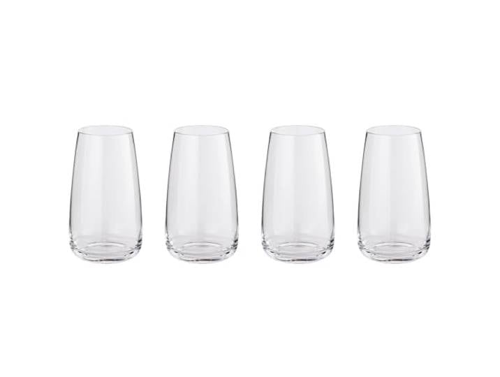 BUTLERS 4er Set Trinkglas 500 ml Glas - ELYSIA - Wasserglas