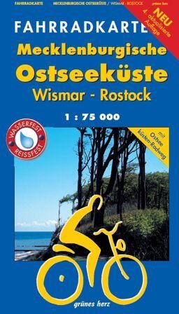 Lutz Gebhardt - Fahrradkarte Mecklenburgische Ostseeküste Wismar - Rostock: Mit Tourentipps. Maßstab 1:75.000. - Preis vom 30.09.2026 22:30:23 h