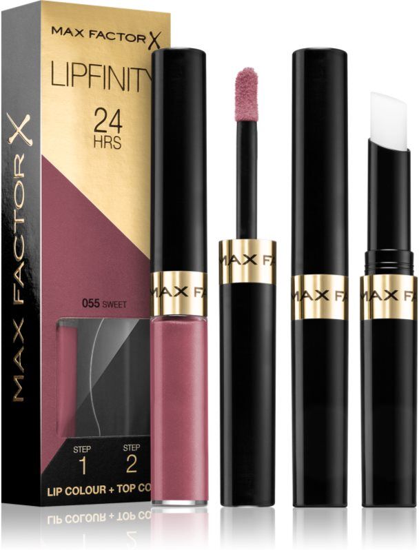 Max Factor Lipfinity Lip Colour Langtidsholdbar læbestift Med balsam Skygge 055 Sweet 4,2 g