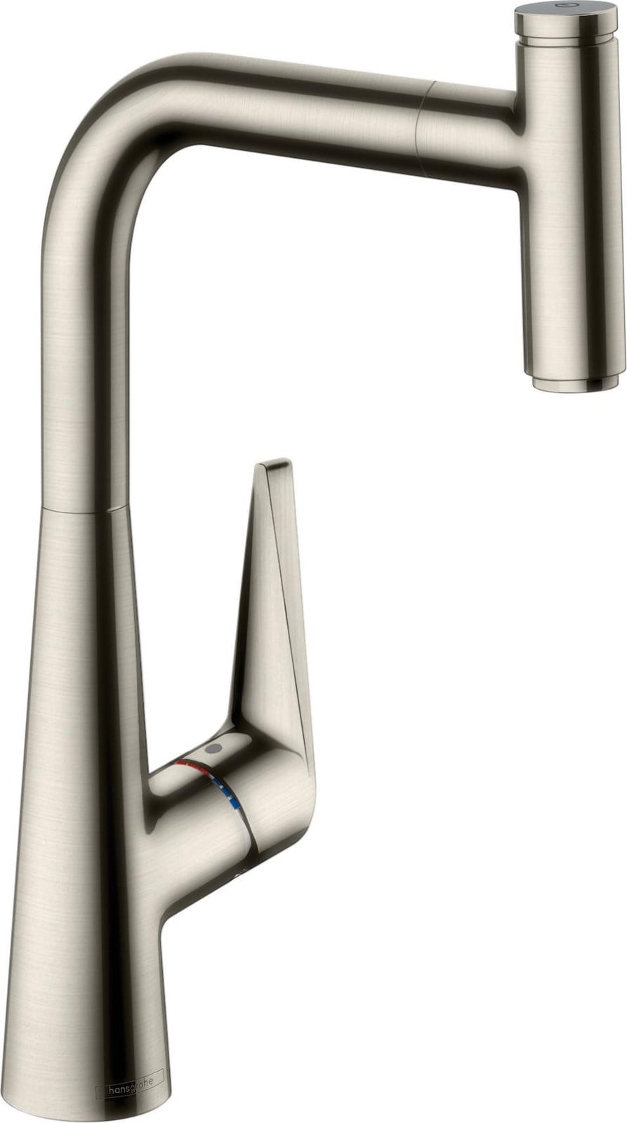 Hansgrohe Talis Select S wastafel in roestvrij staal