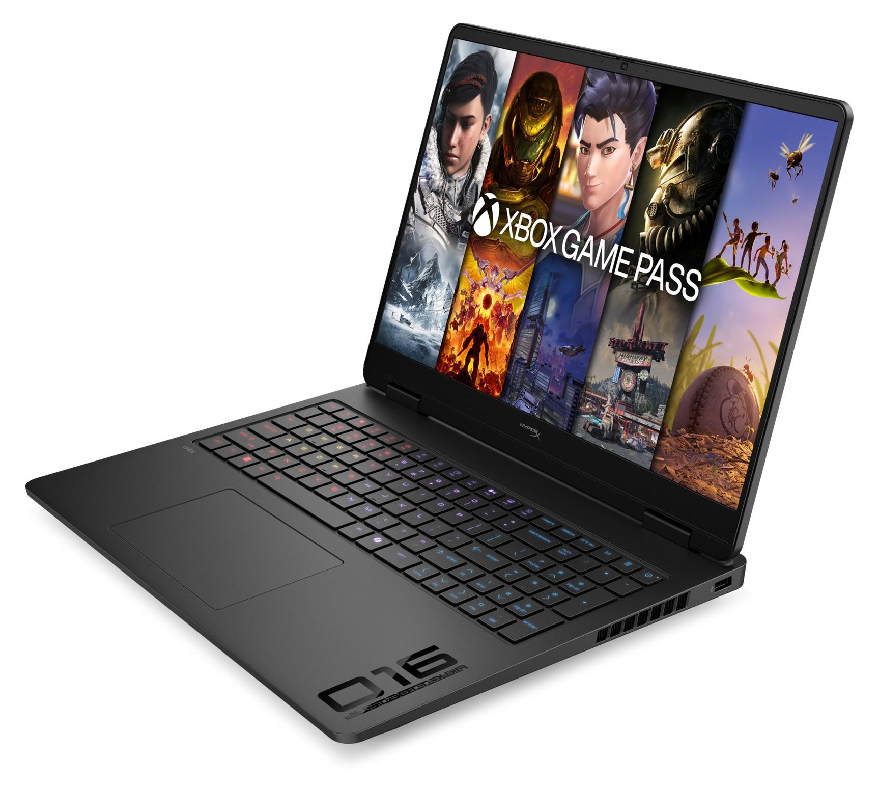 HP HyperX OMEN 16 inch Gaming Laptop PC 16-ap1071ng, AMD Ryzen 7, 40,6 cm (16"), 1920 x 1200 Pixel, 16 GB, Windows 11 Home, Schwarz