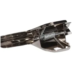 Maul, Büroklammer, Briefklemmer aus Stahl, Farbe: nickel, Breite: 75 mm Klemmweite: 25 mm, kräftige Spiralfeder, zum Au (10x)
