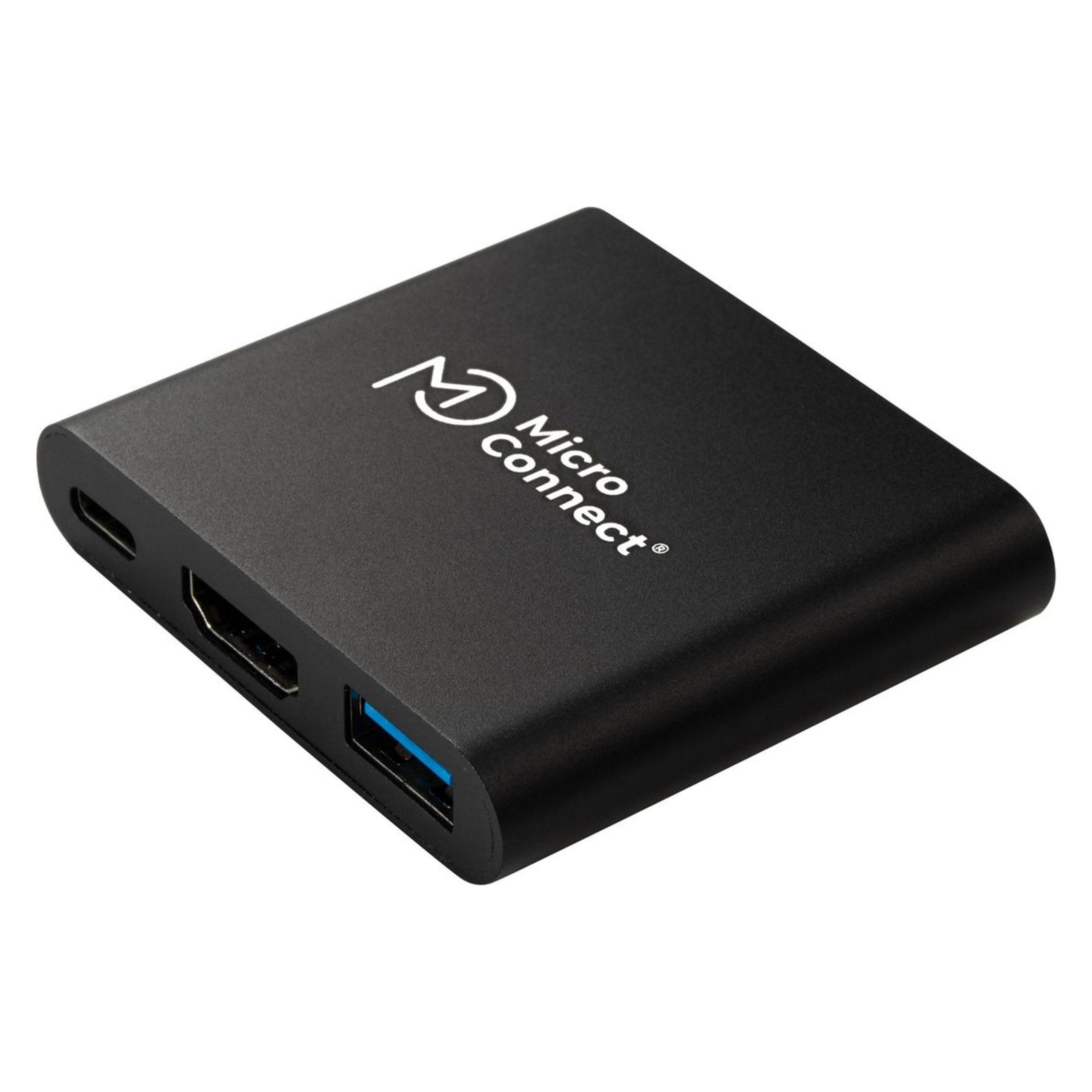 MicroConnect USB-C hub to USB 3.0, HDMI (USB-C, 1 Port) (MC-HUBAV1)
