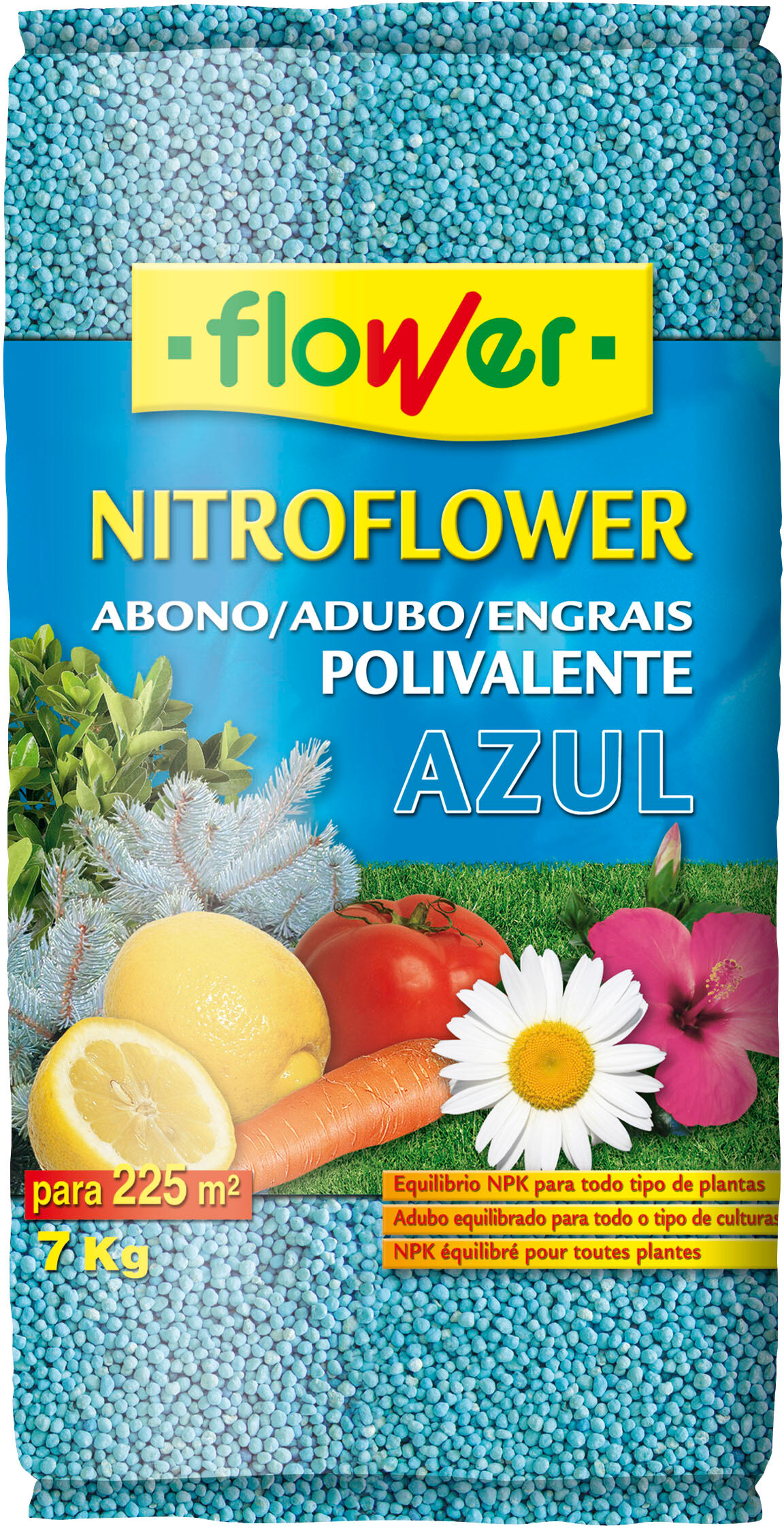 Flower Abono granulado polivalente.  (7 Kg)