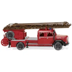 Wiking H0 Magirus Feuerwehr Drehleiter DL 25h