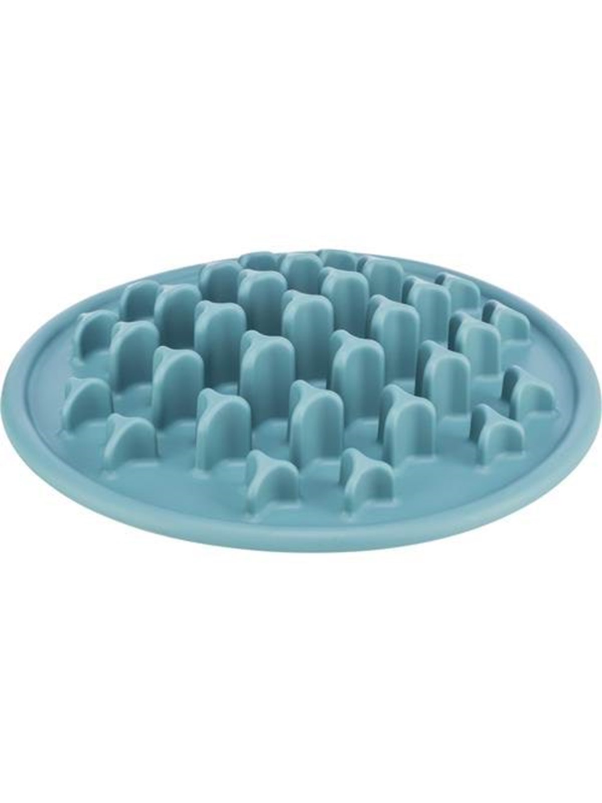 Trixie Slow Feeding Food Mat Pillars ø 35 cm blue