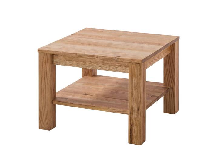 Table basse BenWOOD I 60 x 45 x 60cm Beige/Marron/Chêne