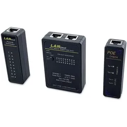 Equip Netzwerkkabeltester, RJ45, BNC, PoE