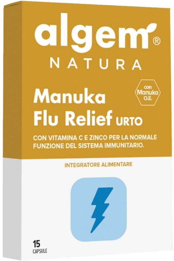 ALGEM NATURA Srl Algem Manuka Flu Relief Urto, 15 Capsule