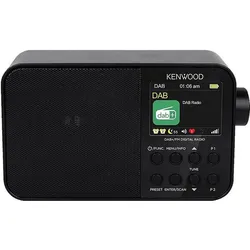 Kenwood CR-M30 DAB (DAB, DAB+, FM, Bluetooth), Radio, Schwarz