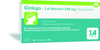 1 A Pharma GmbH GINKGO-1A Pharma 240 mg Filmtabletten 60 St 14128896
