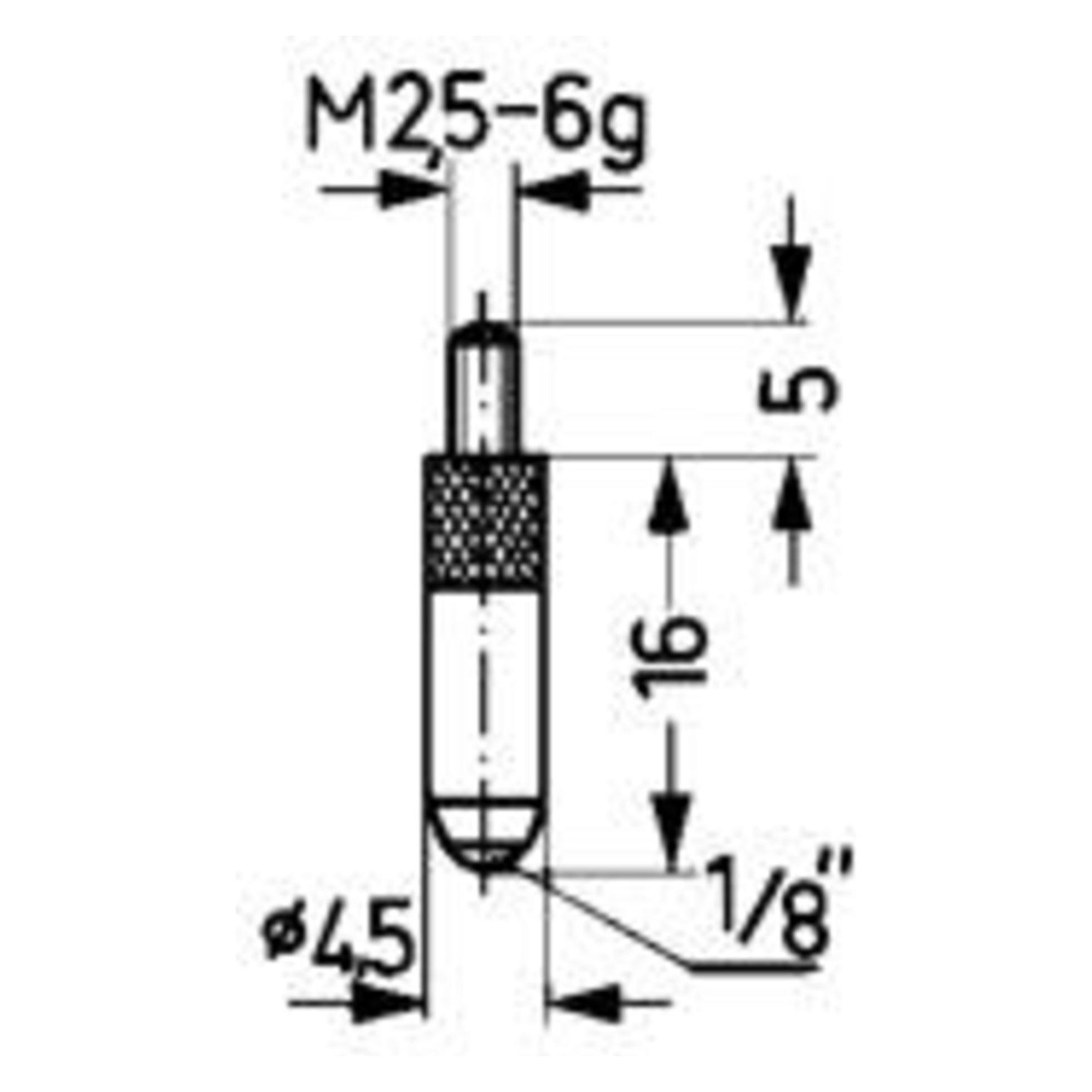 Holex Käfer Messeinsatz Stahl Typ 16/16,0mm (4031452620153)