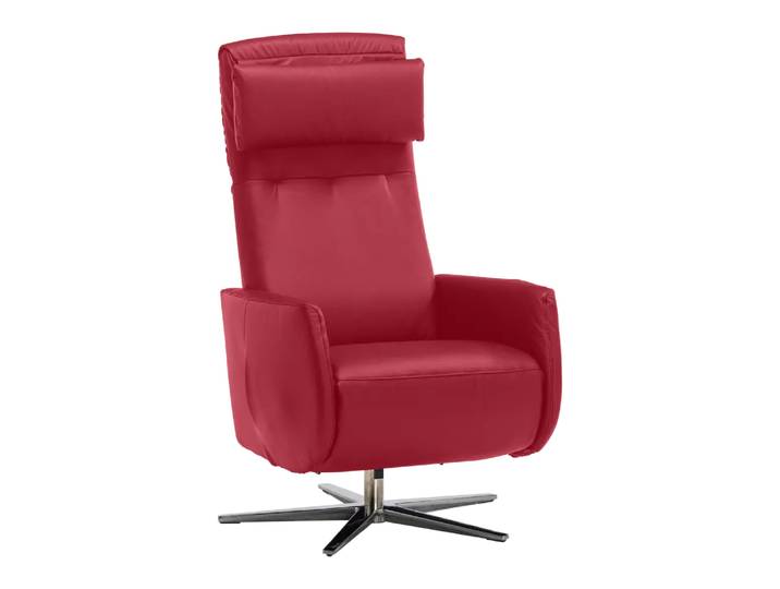 Sessel Classics Sessel 2.0, Johann Jakob, kat. b, bronco red, Leder