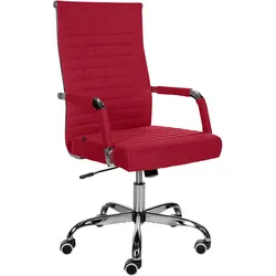 CLP Ergonomischer Bürostuhl Amadora I Höhenverstellbar, 360 Grad Drehstuhl I Kunstleder Oder Stoff  Bezug I Langlebig, 120 kg Belastbar