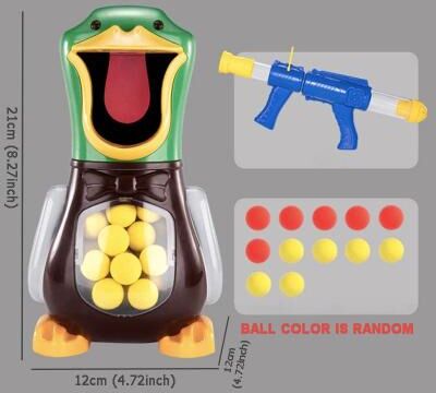 Uplift Picks Hungry Duck Shooting Toy Soft Bullet Target Game With Scoring Lights For Kids no Light Timer