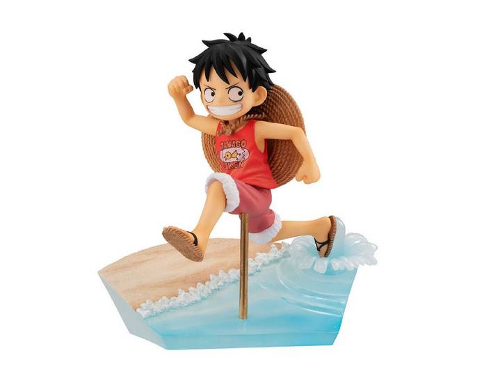 MegaHouse Actionfigur One Piece G.E.M. Serie Monkey D. Luffy Run! Run! Run! 12 cm PVC Statue