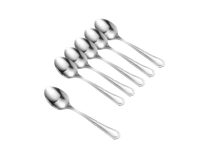 Dorre Cuillère à dessert New England Lot de 6 Acier inoxydable