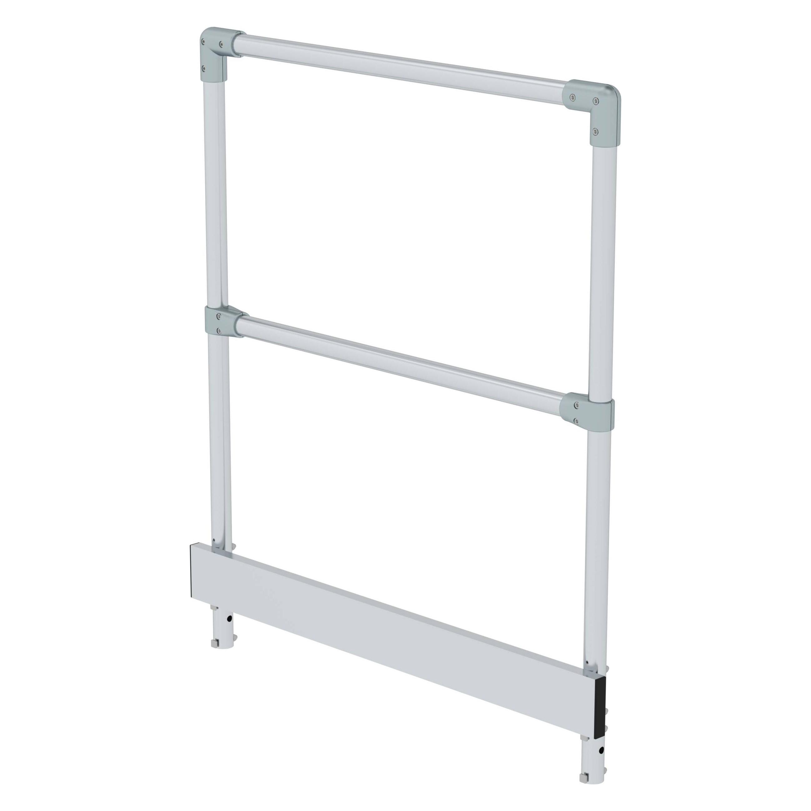 kaiserkraft Geländer stirnseitig für Arbeitspodest fahrbar stirnseitig 1000 mm (121.50 cm) (050029)