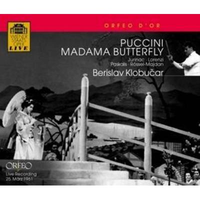 Madama Butterfly - Klobucar Paskalis Lorenzi Rössel-Majdan Jurinac, CD