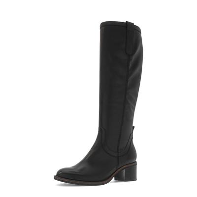 Reitstiefel GABOR "Reiterstiefel", Damen, Gr. 35,5, schwarz, Schuhe Reitstiefel
