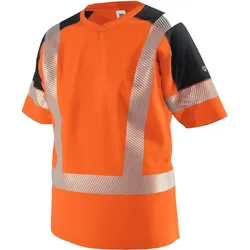 Warnschutz Funktionsshirt "2139-861" - 3XL - warnorange/anthrazit