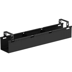 MYW HZ57-2L - Kabelmanager Untertischmontage, festmontage, Stoffkorb, 80 cm