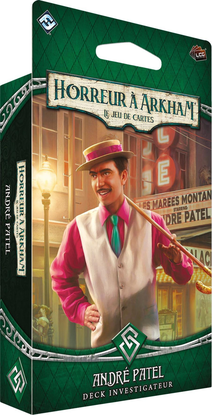 Asmodee - Horror in Arkham: Het kaartspel – André Patel, Onderzoeker – FFG