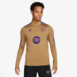 NIKE FC Barcelona Strike Dri-FIT langarm Auswärts-Trainingsshirt Herren 745 - elemental gold/field purple/field purple L