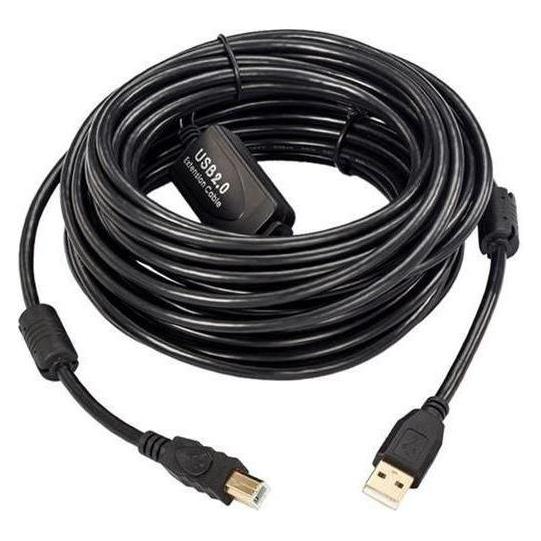 MicroConnect Active USB 2.0 A-B Cable, 10m (10 m, USB 2.0) (USBAB10B-ACTIVE)