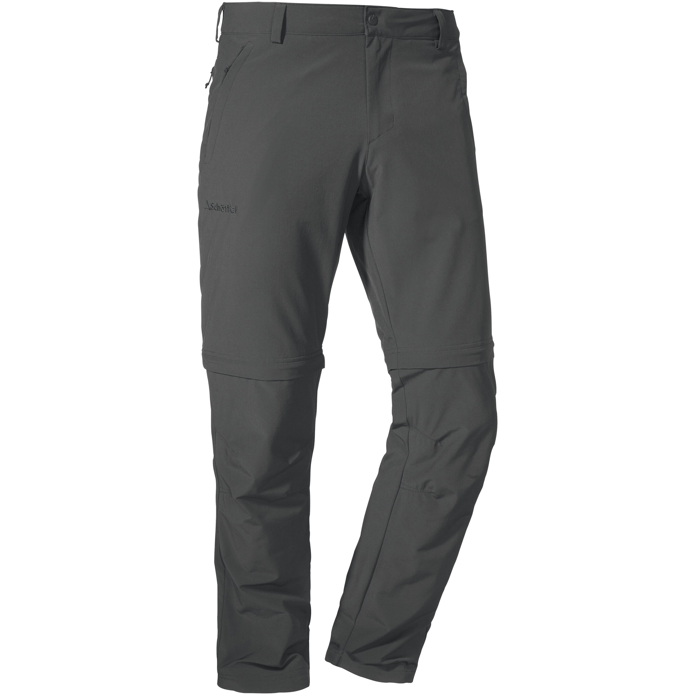 Schöffel Folkstone Zip-Off Hose Herren Zip-Hosen grau Größe 3XL Trekking Windabweisend Wasserabweisend