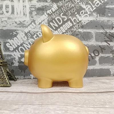 Uplifted Finds Cute Pink Small Piggy Bank And High Performance Money Saving Storage System gold